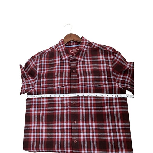 REI Cooperative Mens Medium Plaid Flannel Button-Up Shirt - Picture 4 of 7